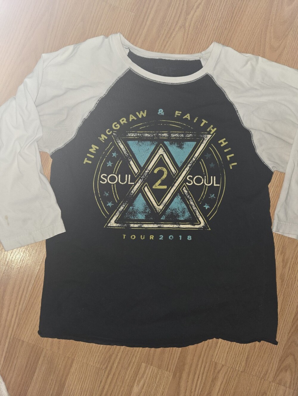 Soul2Soul Tour 2018 Women's Raglan Tim Mcgraw & Faith Hill